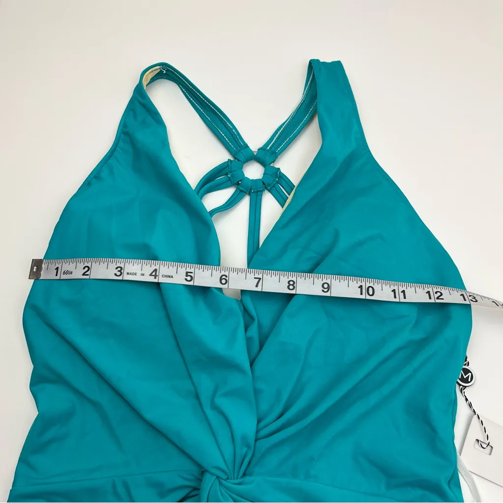 Magicsuit Women's‎ Drew Blue Teal Strappy Back One Piece Swimsuit Summer Size 8 - Image 6