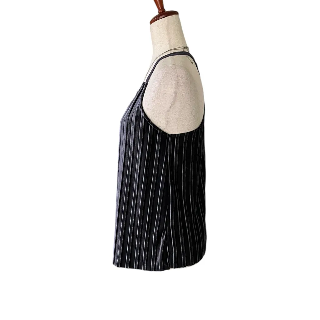 Charming Charlie Charcoal Velour Racer Back Top - Image 6