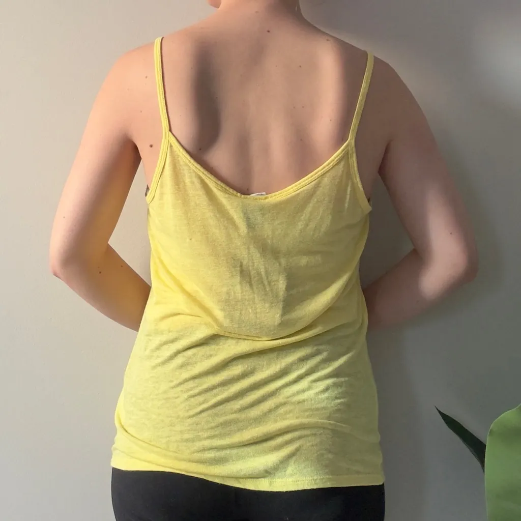 Patagonia Mount Airy Tank in Yoke Yellow Women's Camisole Cami Tank Linen Blend - Image 2