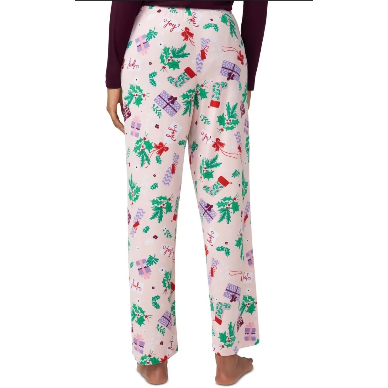 Brand New Hue Sleepwear Women's Size Small Pink Crystal Rose Sleep Pants Lounge - Image 2