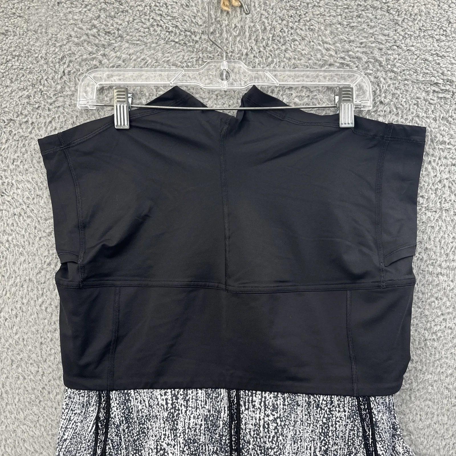 Lululemon Lost In Pace Skirt Skort Air Time White Black Athletic Athleisure W 10 - Image 6