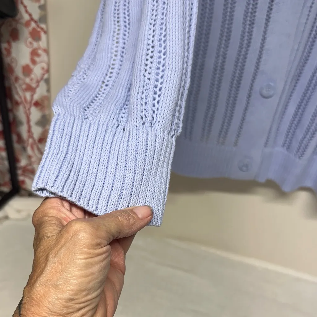 a new day Light Blue Knit Cardigan - Image 3