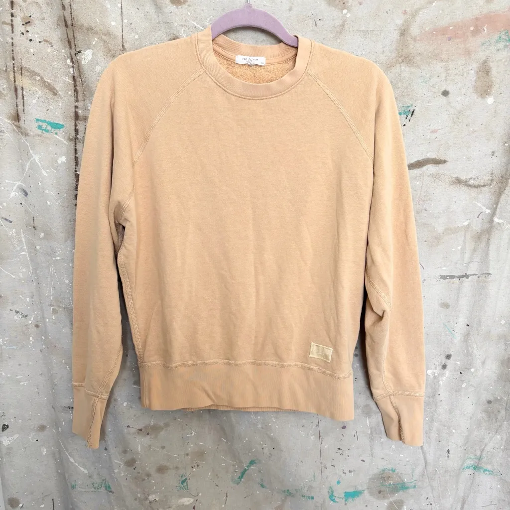 rag & bone Beige Fleece Sweatshirt - Image 2