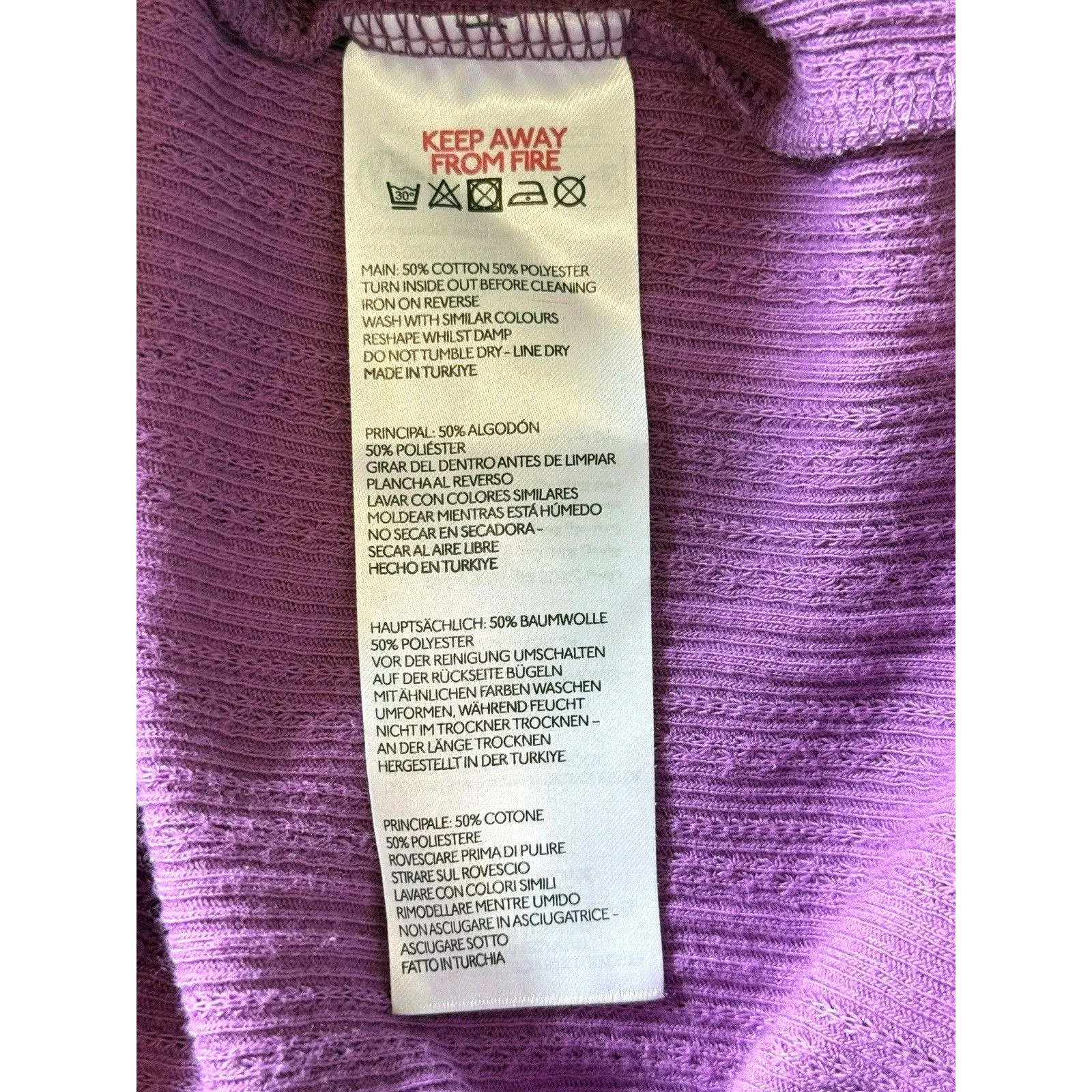 NWOT Urban Outfitters women's Tank Top " Bitter Sweet " purple Sz Small - Image 7