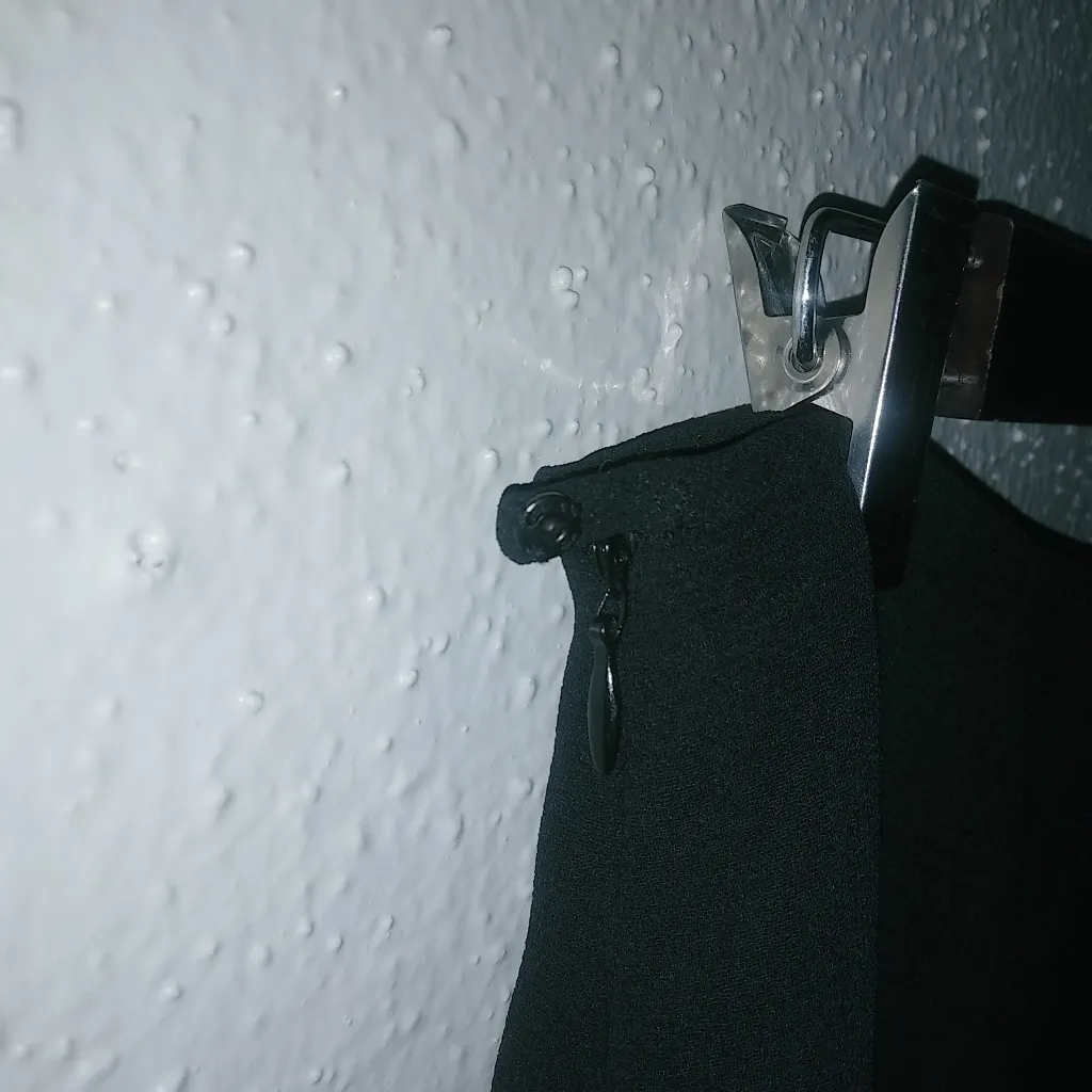 Adrianna Papell 10 Whimseygoth Evening Essentials Beaded Crepe Strips Skirt - Image 7