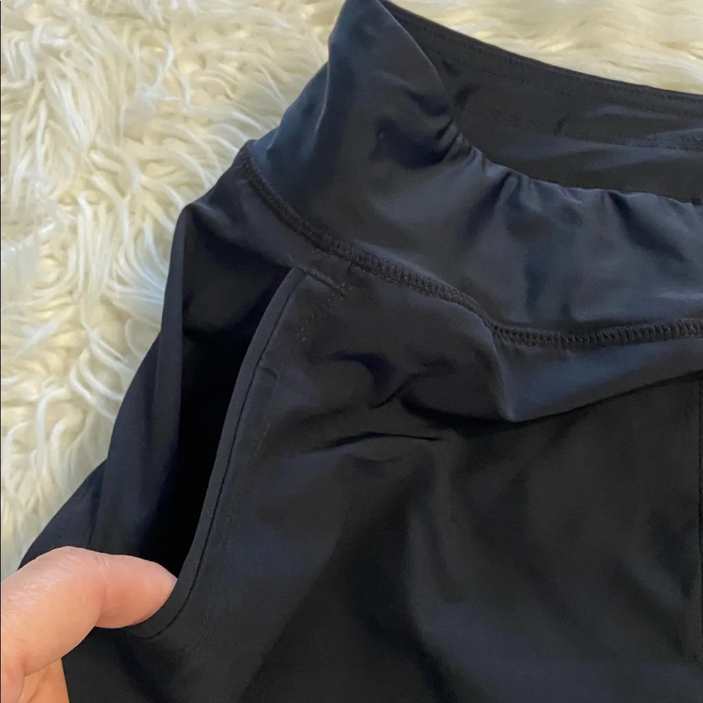 WILLIT Women's Black Athletic Shorts size 4 brand new waist elastic 28” inseam 5 Blue - Image 7