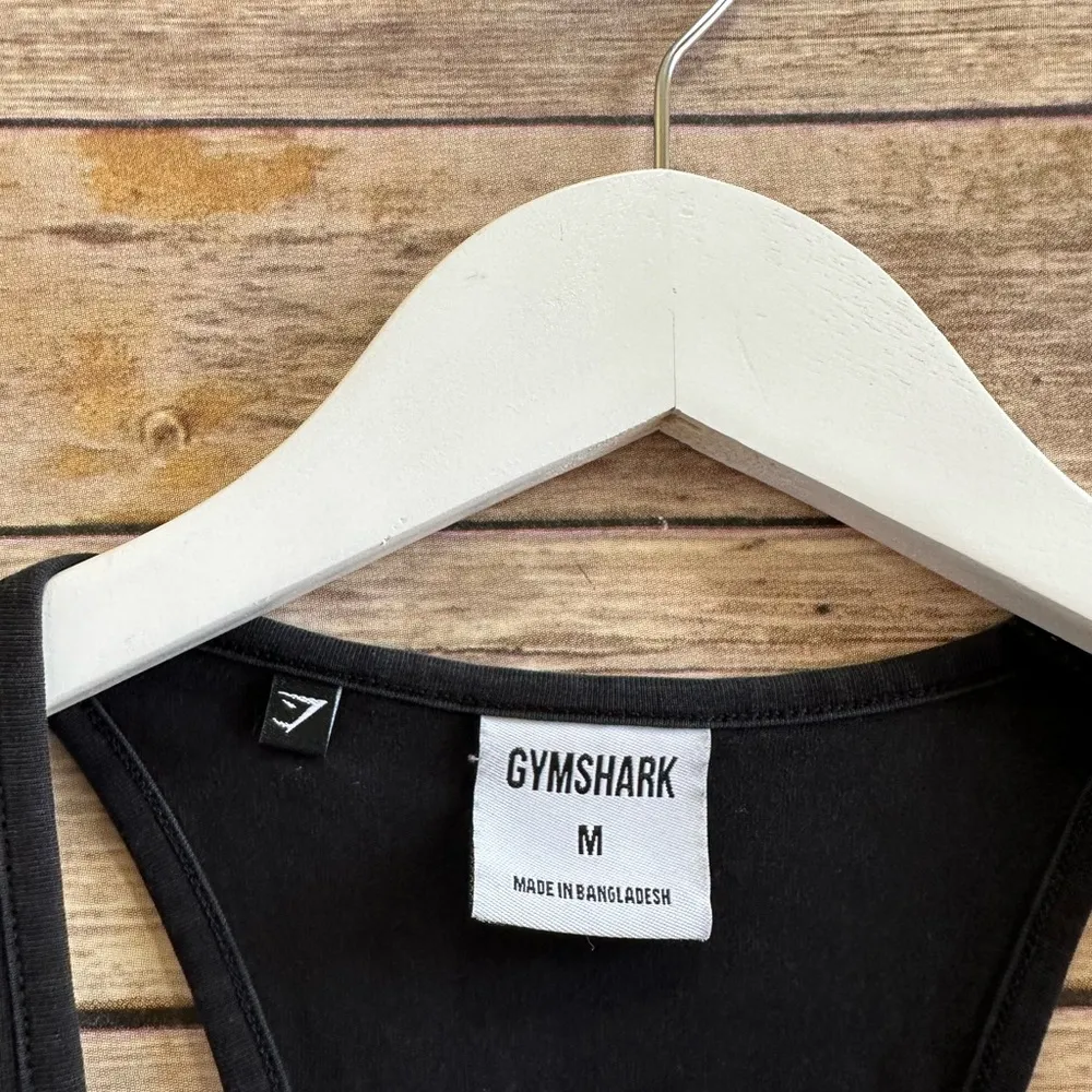 Gymshark  Tank Women’s Size Medium Black Racerback - Image 3