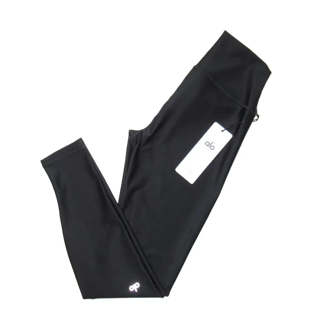NWT Alo Yoga High-Waist Airlift Legging in Black Stretch Workout L - Image 3