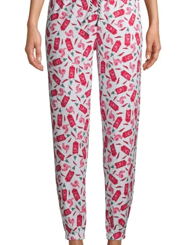 Siracha Pajama Joggers Red Size M - Image 13