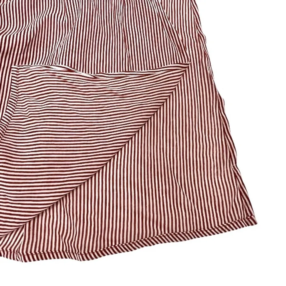 Faithfull The Brand Halter Mirror Door Striped Maxi Dress Slit Sides Size 6 - Image 16