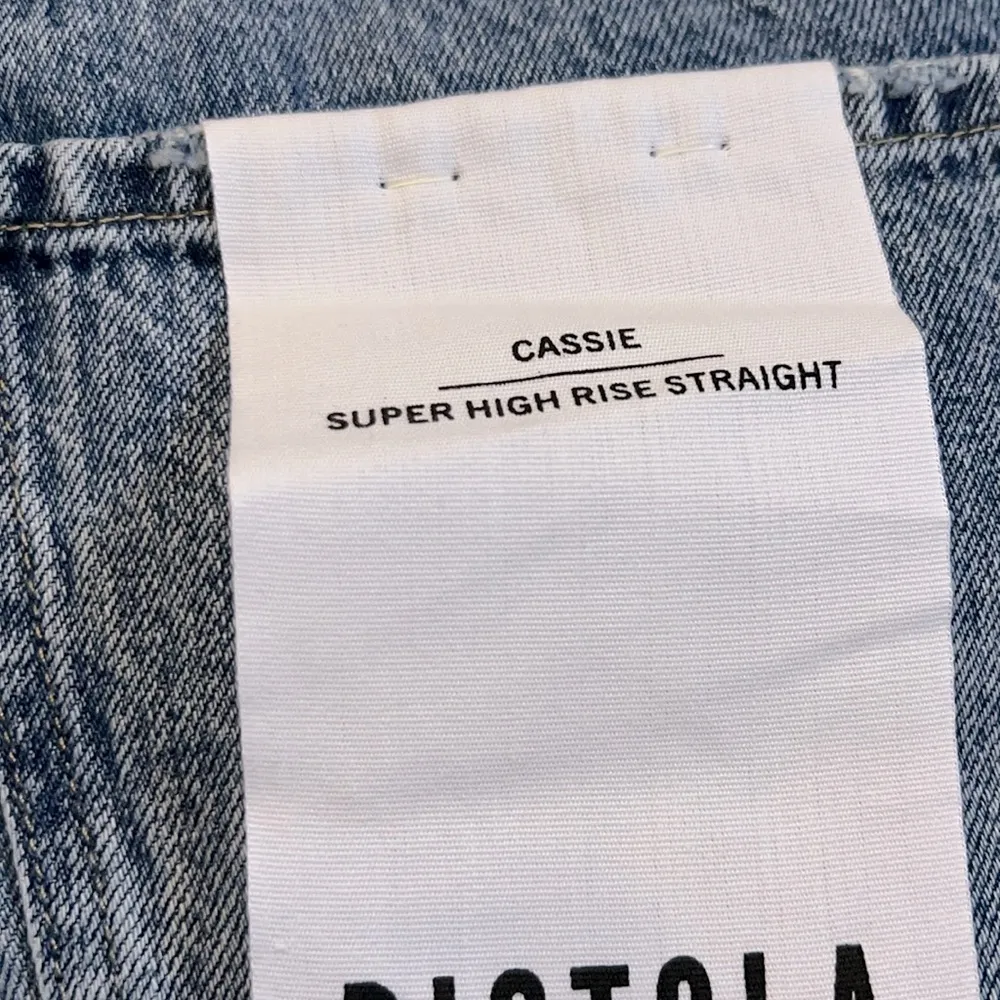 NWT Pistola Cassie Super High Rise Straight Leg Jeans - Play Day - Image 5