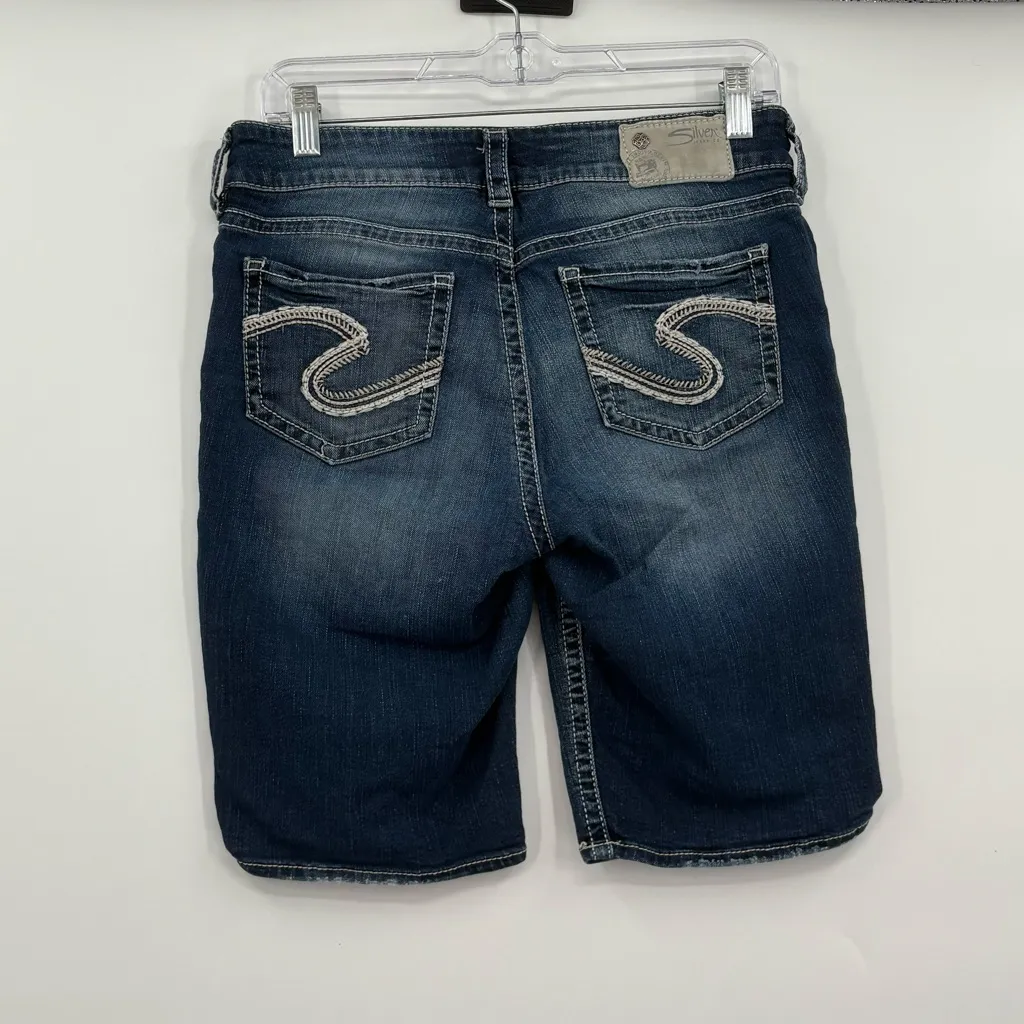 Silver suki‎ mod Bermuda jean shorts 29 - Image 2