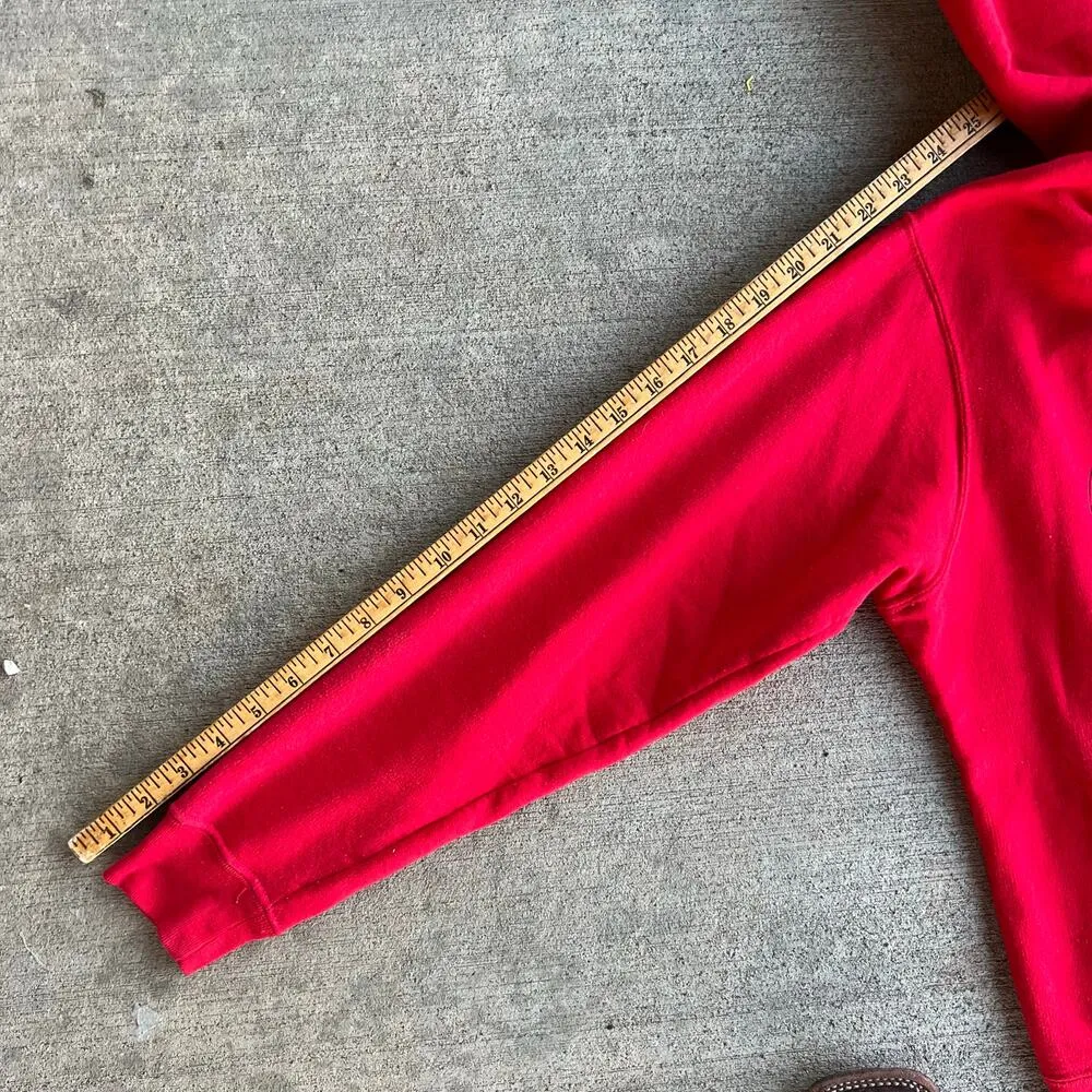 Vintage Y2K Kansas City Chiefs NFL Red Full Zip Hoodie Sweatshirt Crop MEDIUM? - Image 11