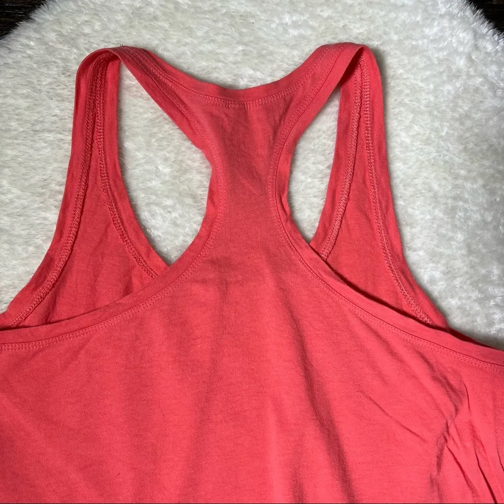 Fabletics Coral Pink Racerback Workout Tank Top - Image 6