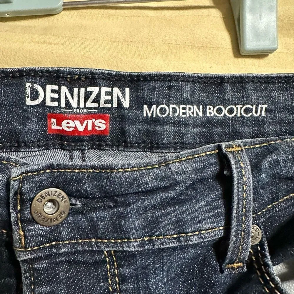 Levi’s Denizen modern bootcut dark blue jeans - Image 6