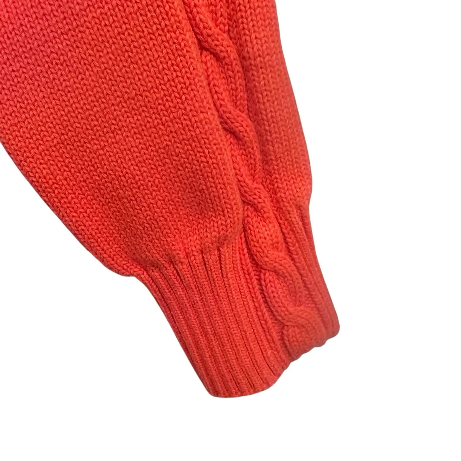 Vintage 90s Ralph Lauren Golf Women Cable Knit Sweater Size Large - Image 2