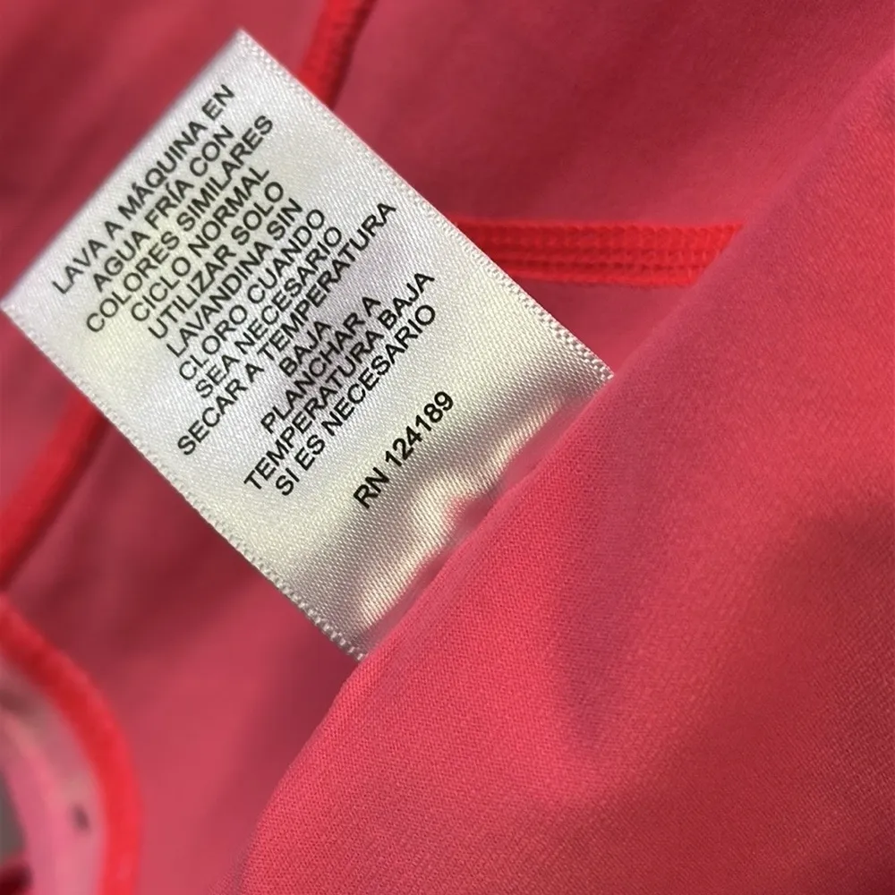 Kirkland Athletic Full Zip Jacket 4 Pocket With Thumb Holes Pink Womens Small - Image 13