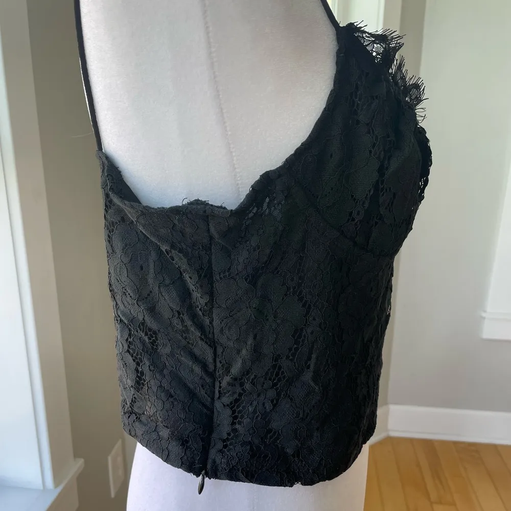 SHEIN Black Lace Mesh Going Out Top Cami Tank Top - Image 4