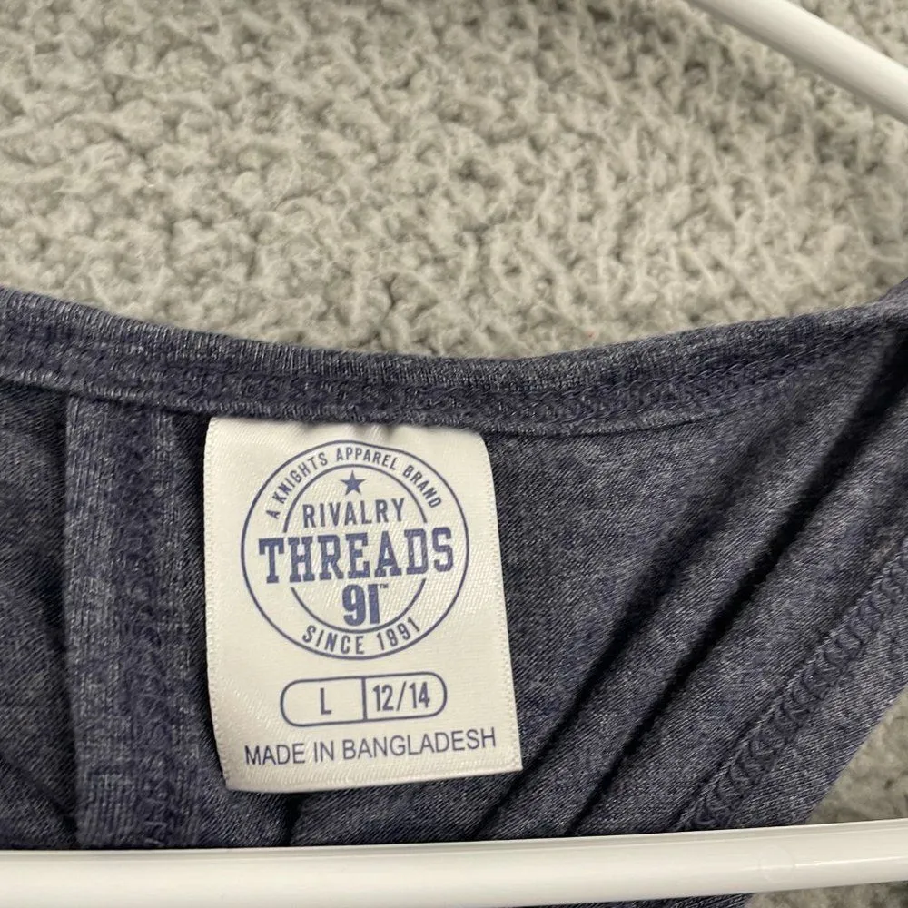 Rivalry Threads University of Michigan Shirt Women L Heather Blue  Tank Top - Image 4