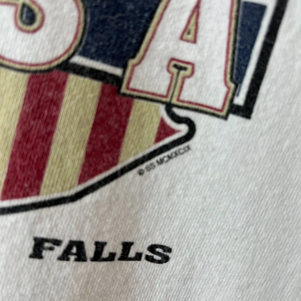 Vintage 90s USA Niagara Falls T Shirt White Large L Single Stitch Graphic Tee - Image 16