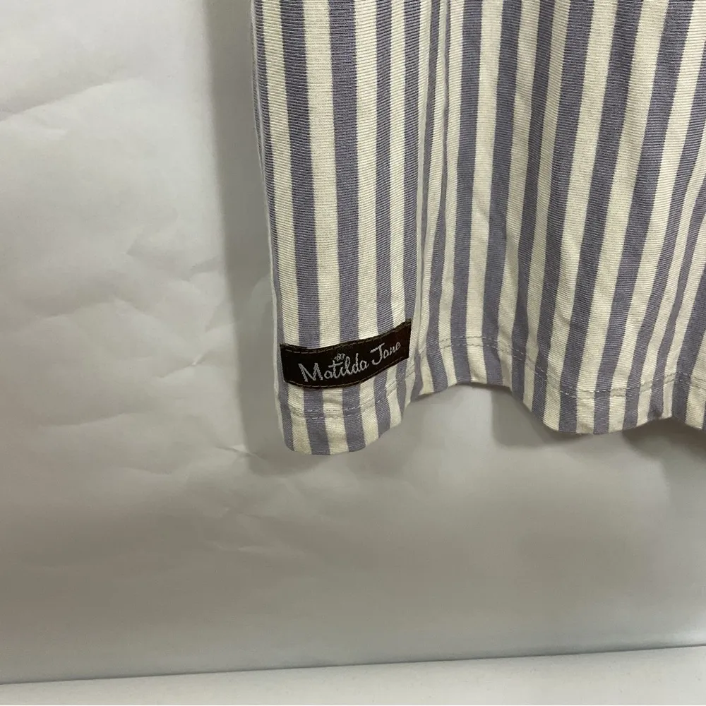 Matilda Jane‎ Let’s Go Together Stripes All Day Romper Size Large - Image 6