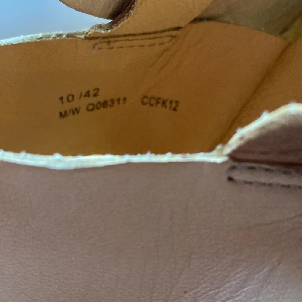 Korks Kork-Ease Leather Wedge Strappy Sandal 10.5 Comfort Jessie Off-white Shoes - Image 10