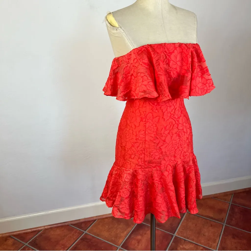 Keepsake the Label Radar Mini Dress in Red - Image 3