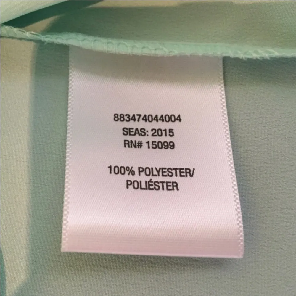 🆕 BONGO scalloped blue crop tank top - Image 4