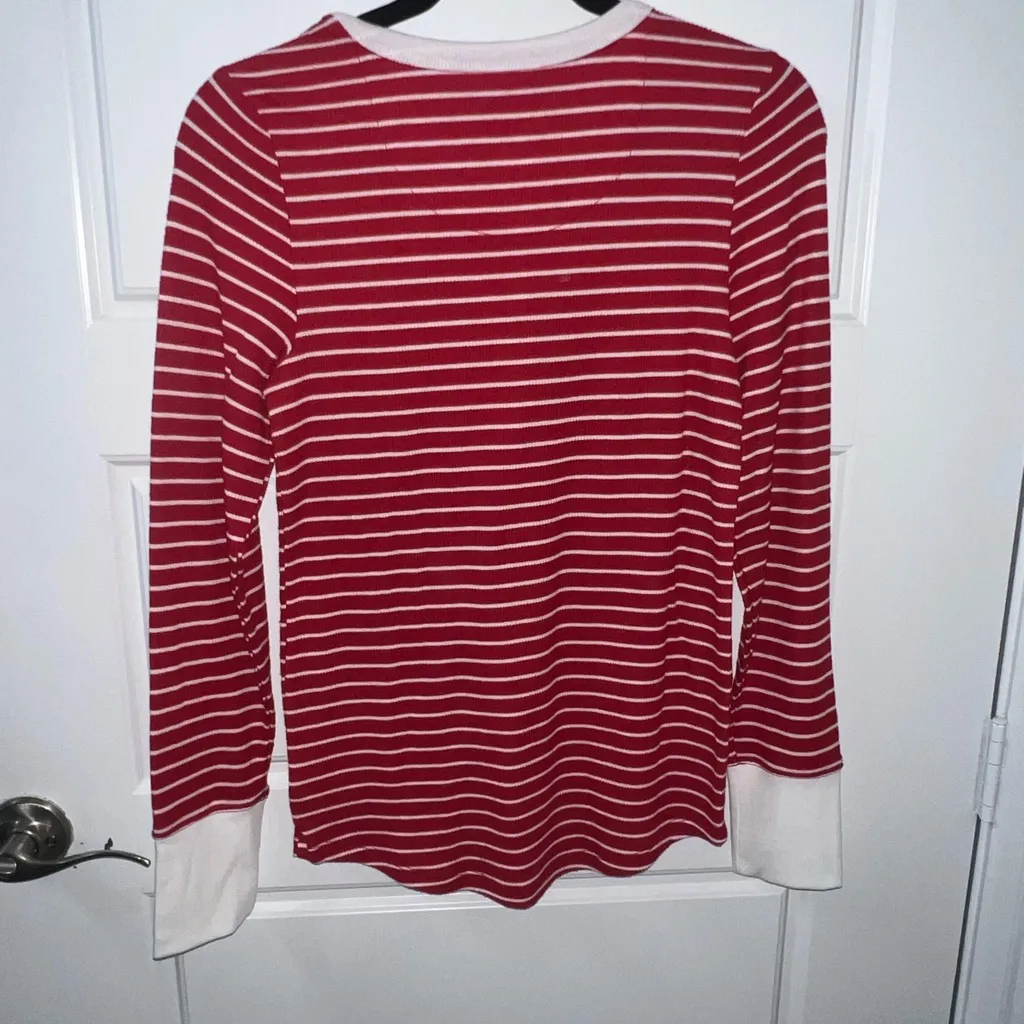 American Eagle | red and white pajama set | size M - Image 6