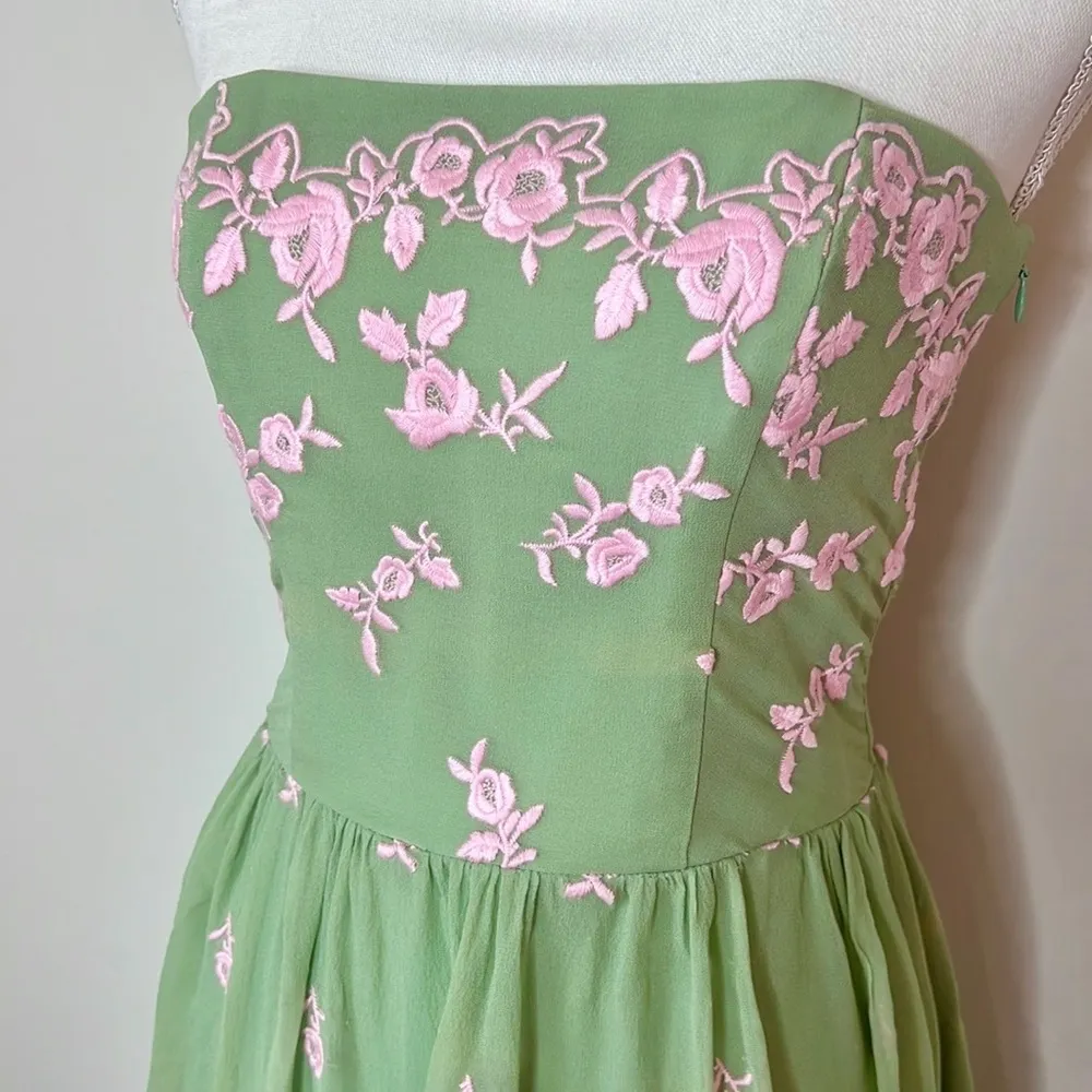 Y2K Betsey Johnson Floral Dress - Image 3