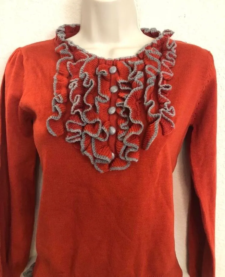 Worn Once funky Nagano sweater. No size tag but fits a small. - Image 2