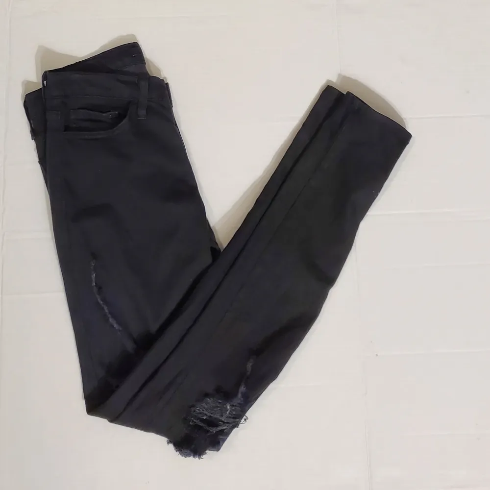 Flying Monkey Black Distressed Skinny Jeans 26 - Image 7