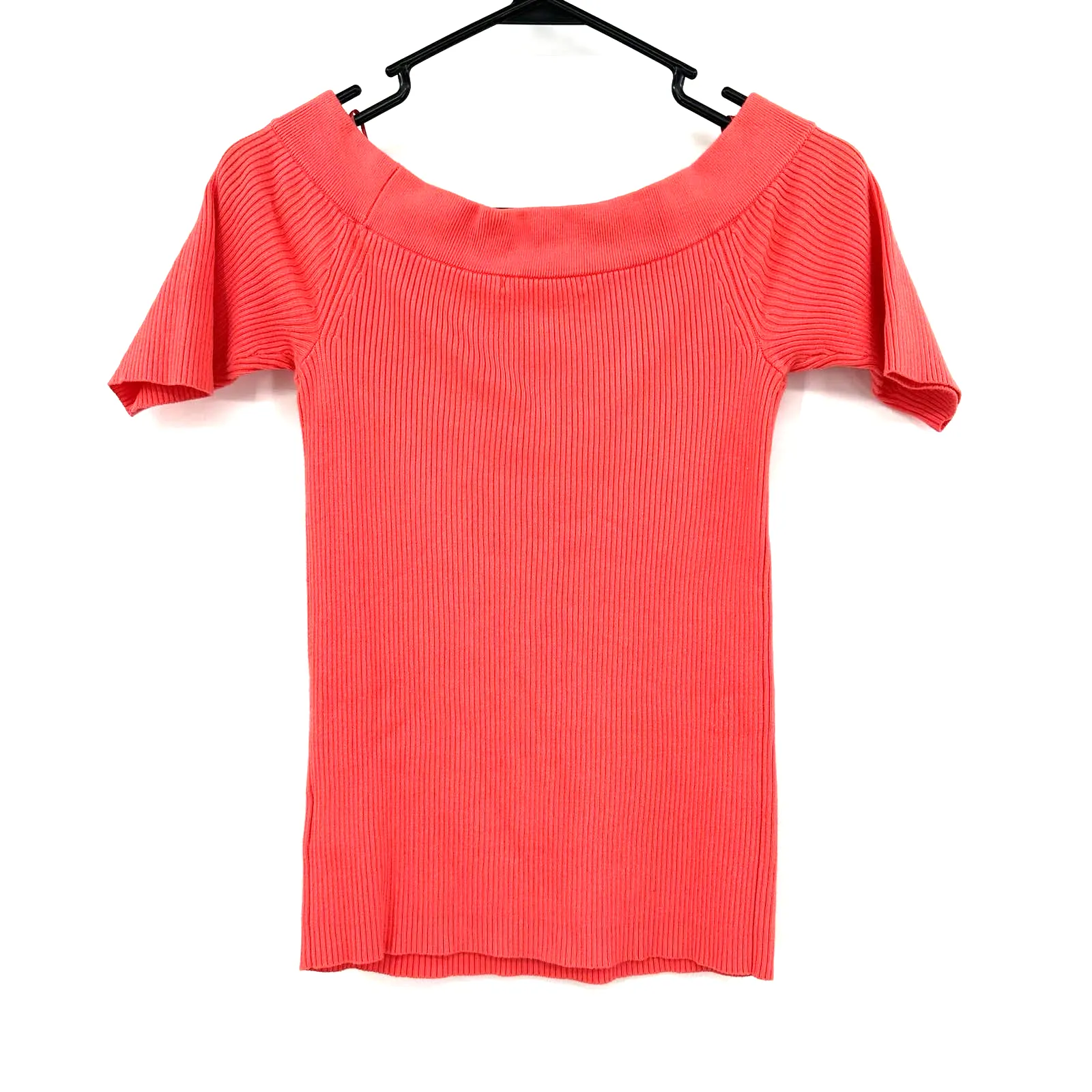 by‎ Anthropologie size XS short sleeve ribbed sweater style blouse top shirt - Image 2