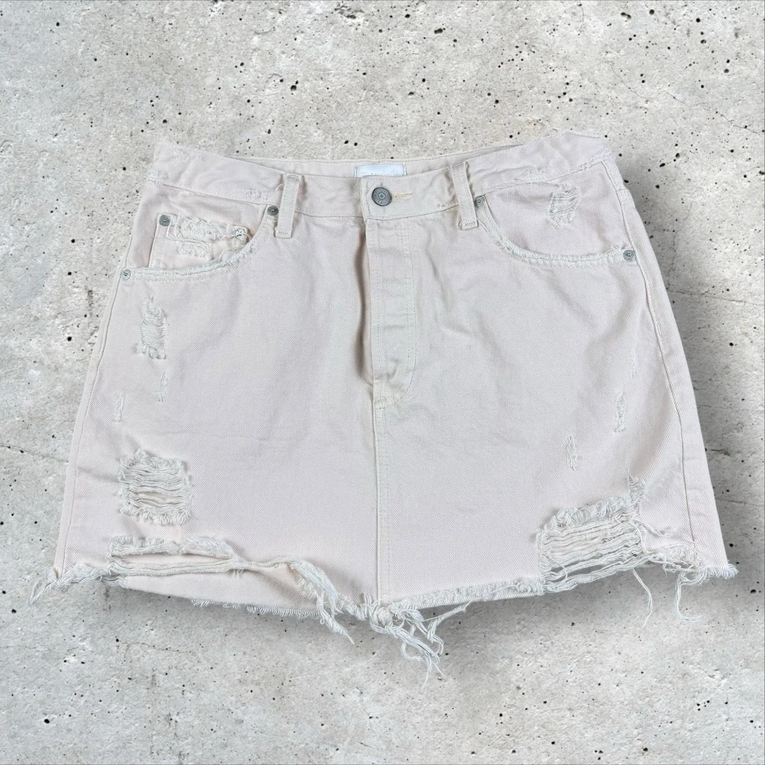 Boyish THE COREY HIGH‎ WAIST MINI SKIRT Size 29 In Rosemary's Baby - Image 2