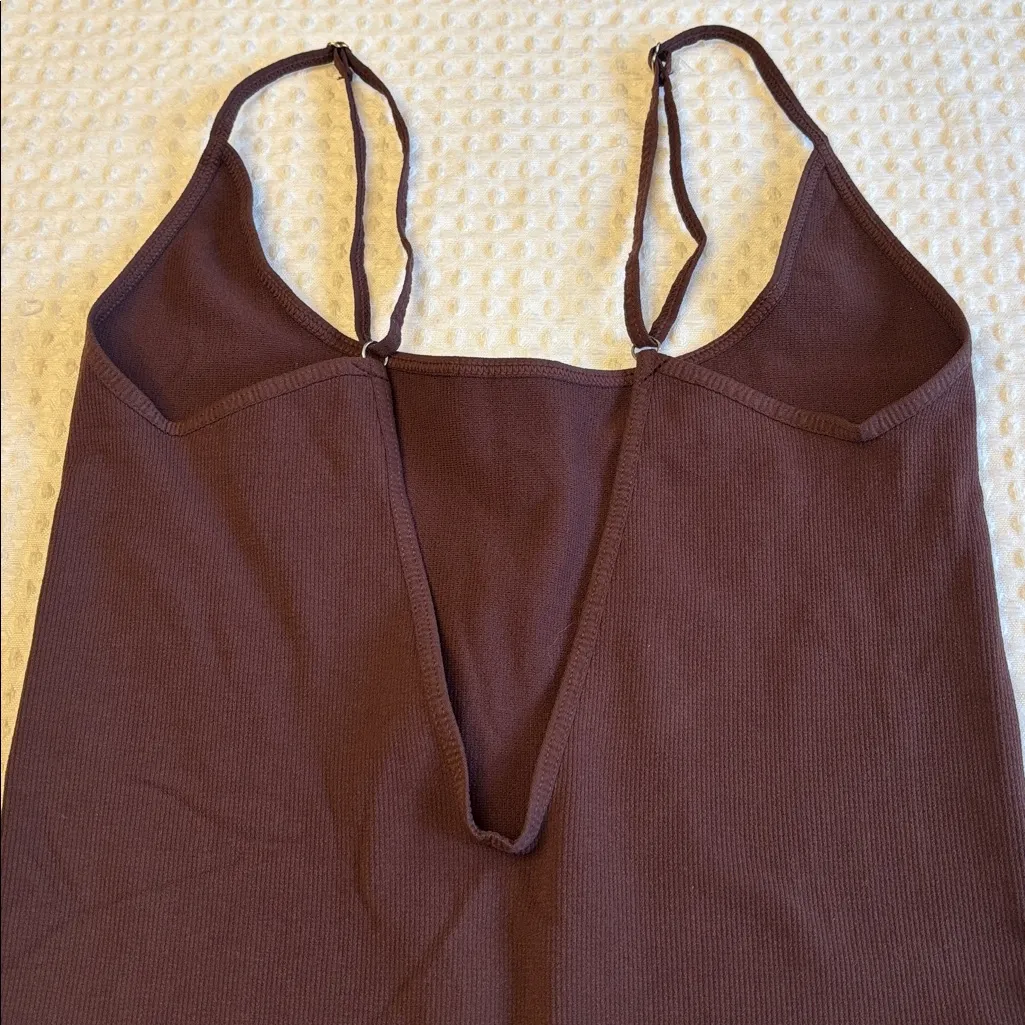 NEW! Free People Intimately One to Watch Chocolate Brown Shaping Romper XS/S - Image 6