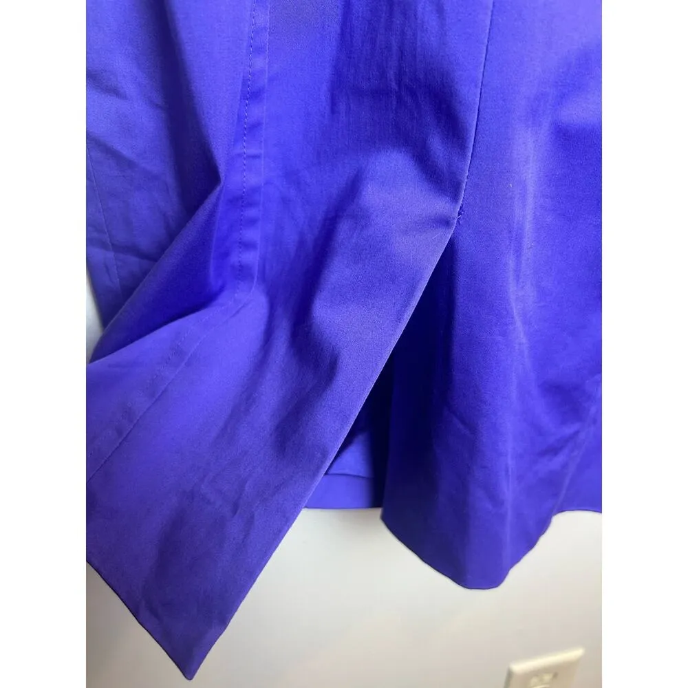 Ted Baker Dress Purple Sheath Business Professional Size 0 Party Bold Neckline - Image 7