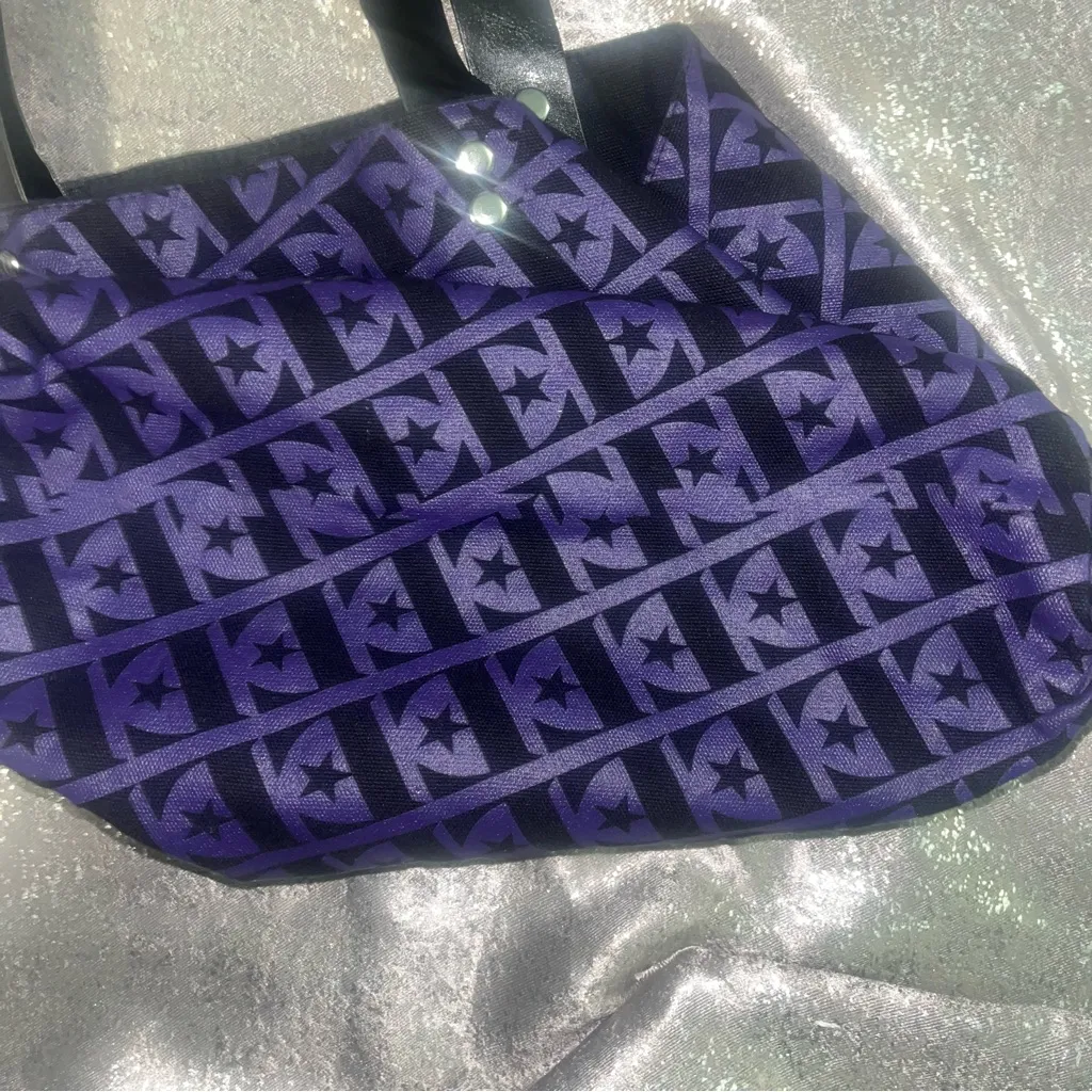 ELTON JOHN Canvas Tote bag Farewell Yellow Brick Road Tour reversible Black - Image 6