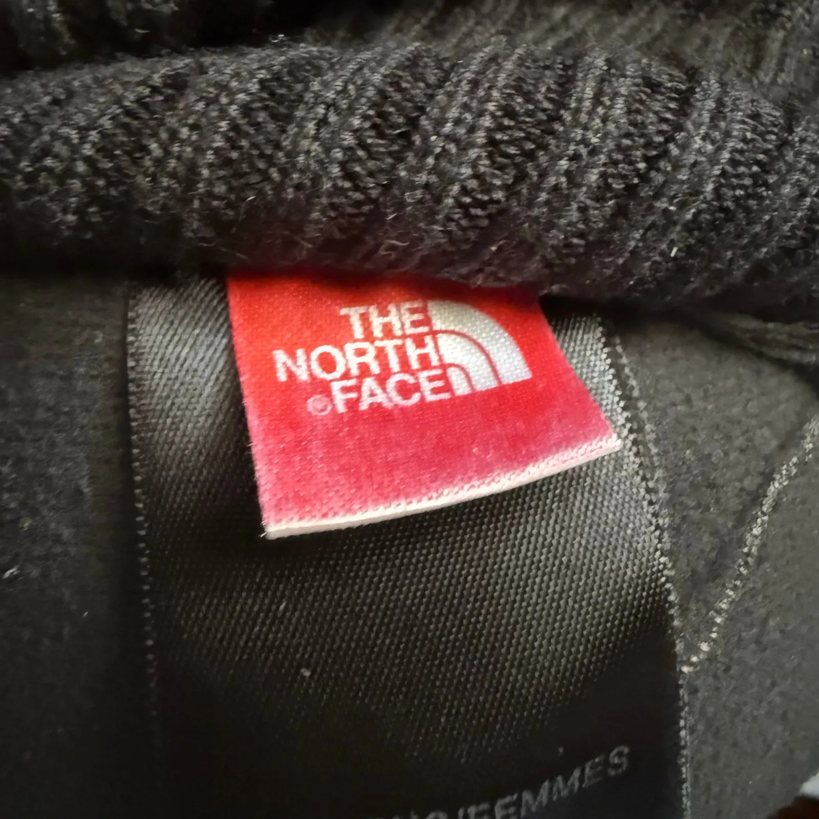 The North Face HyVent Fleece Lined Snow Ski Mittens Womens Size Medium Black - Image 8