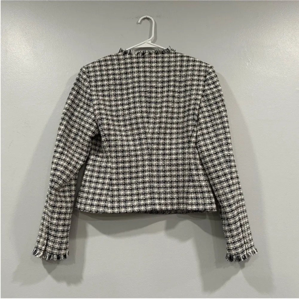Boss Hugo Boss Jatwea Houndstooth Tweed Jacket US 6 - Image 4