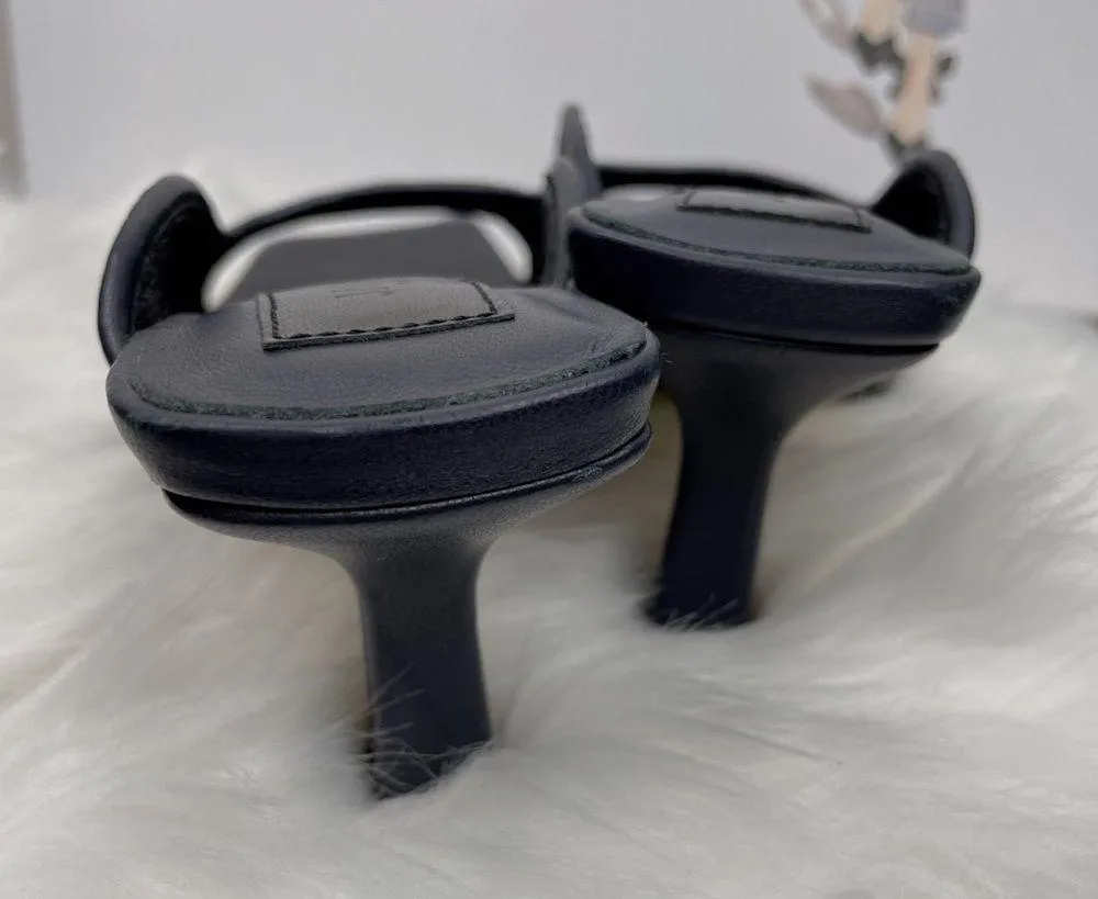 Jaggar navy kitten heel sandals Size 37 - Image 3