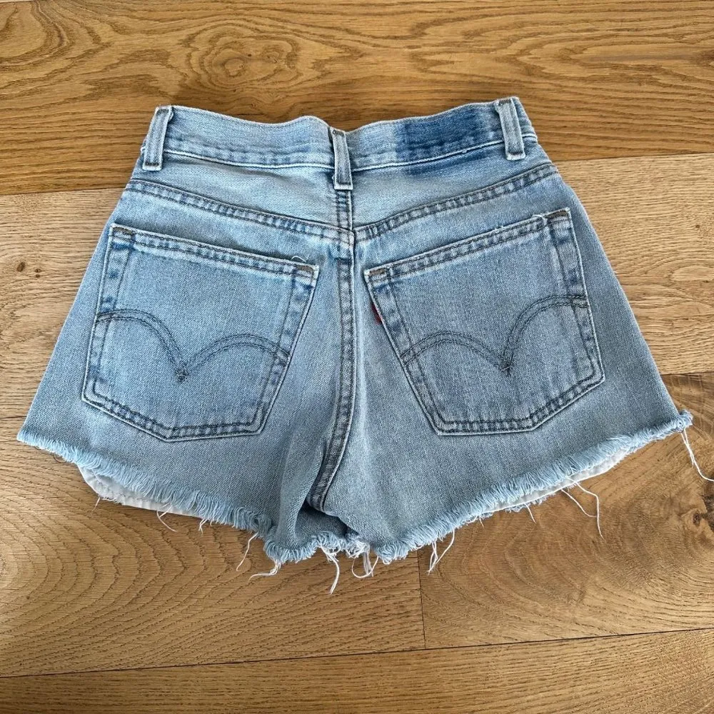 Levi's Distressed Denim Shorts - Image 3