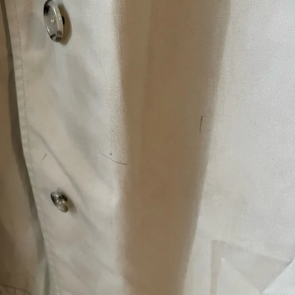 60s khaki mini trench coat Size M - Image 11