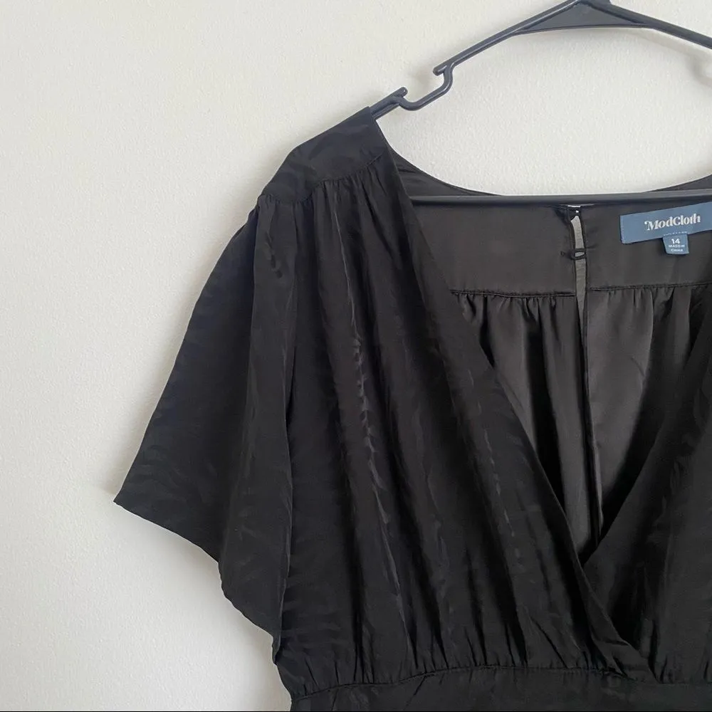 Modcloth Black Jumpsuit Jumper NWT Size 14 - Image 4