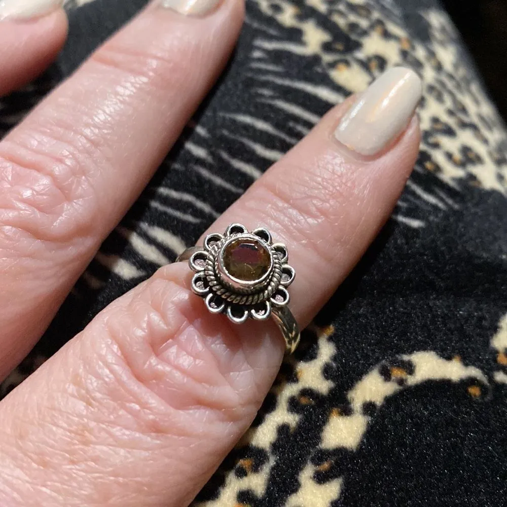 Zandrite Color Change Solid Sterling Silver Ring Size 6 - Image 10