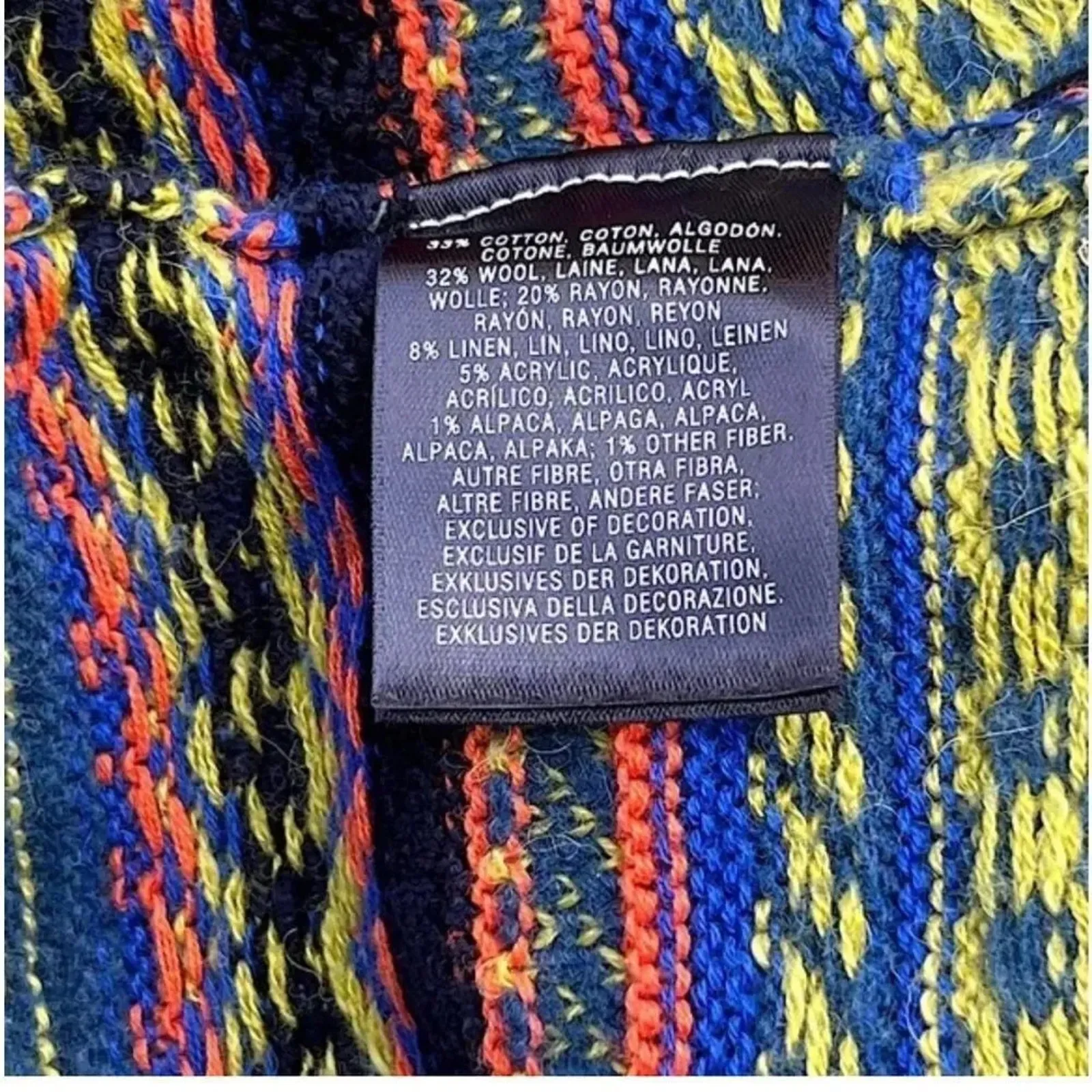 Anthropologie x Sleeping on Snow Long Nordic Style Sweater Dress / Jacket Size S - Image 14