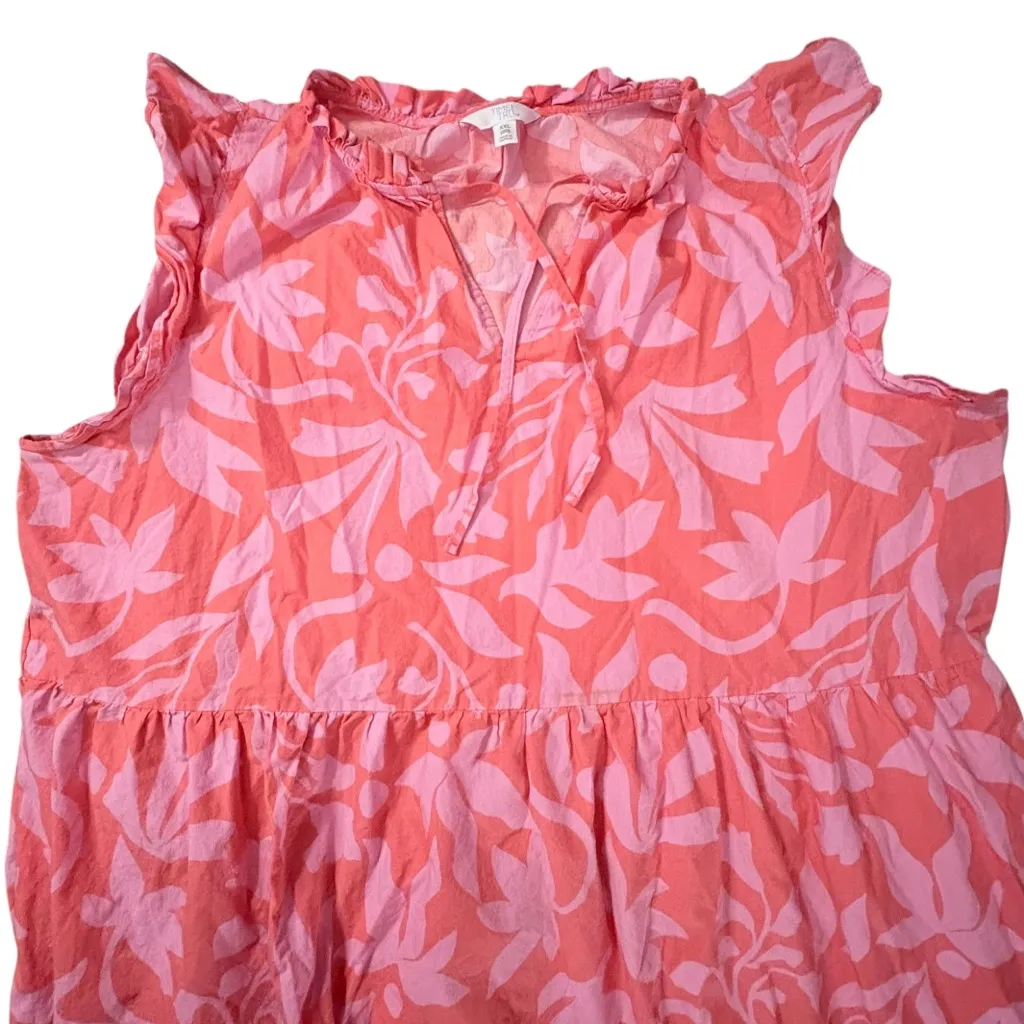 Pink and Red Sleeveless Dress Size XXL - Image 2