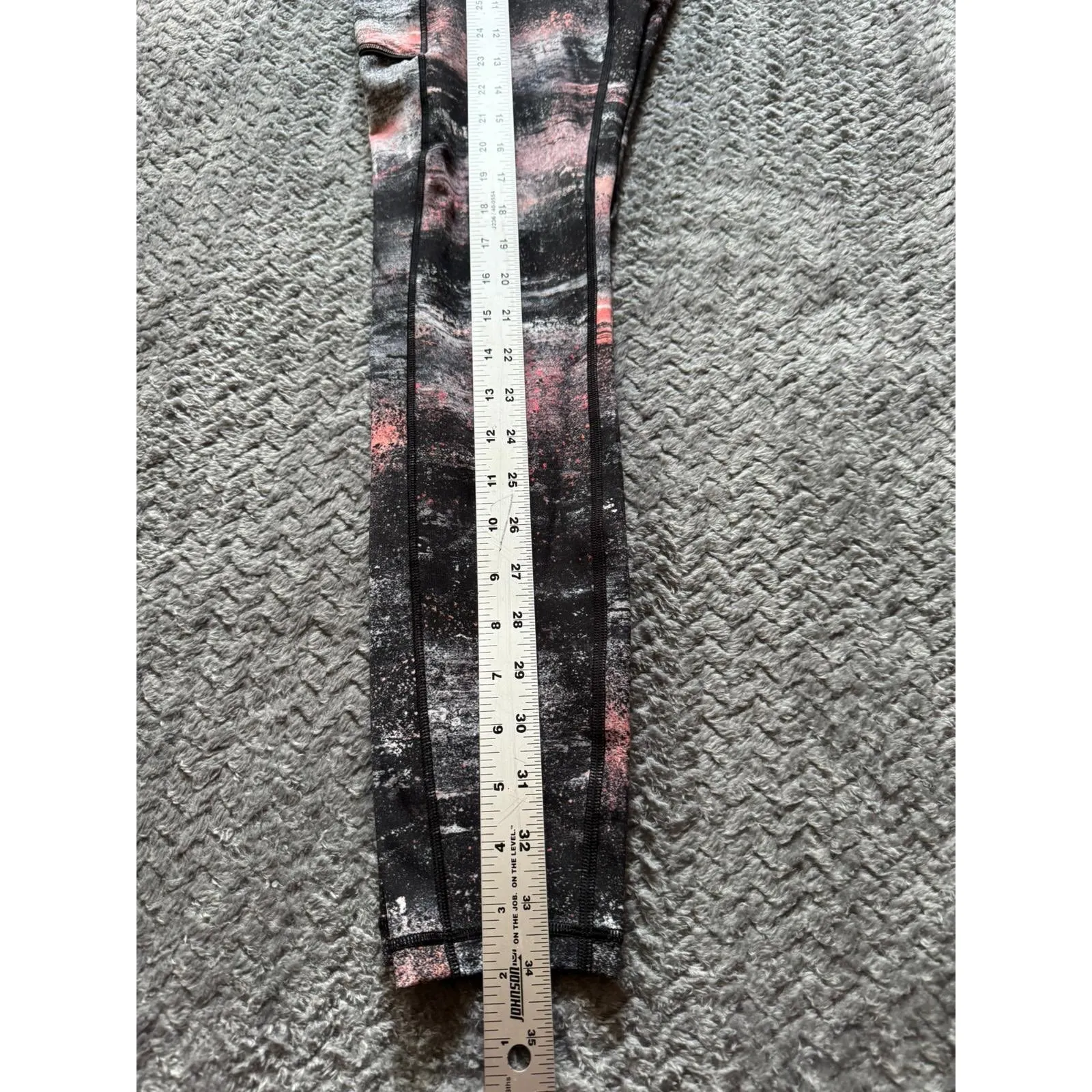 Lululemon Women's Speed Up HR Run Leggings 25" Pockets Abstract Print Size 6‎ - Image 12