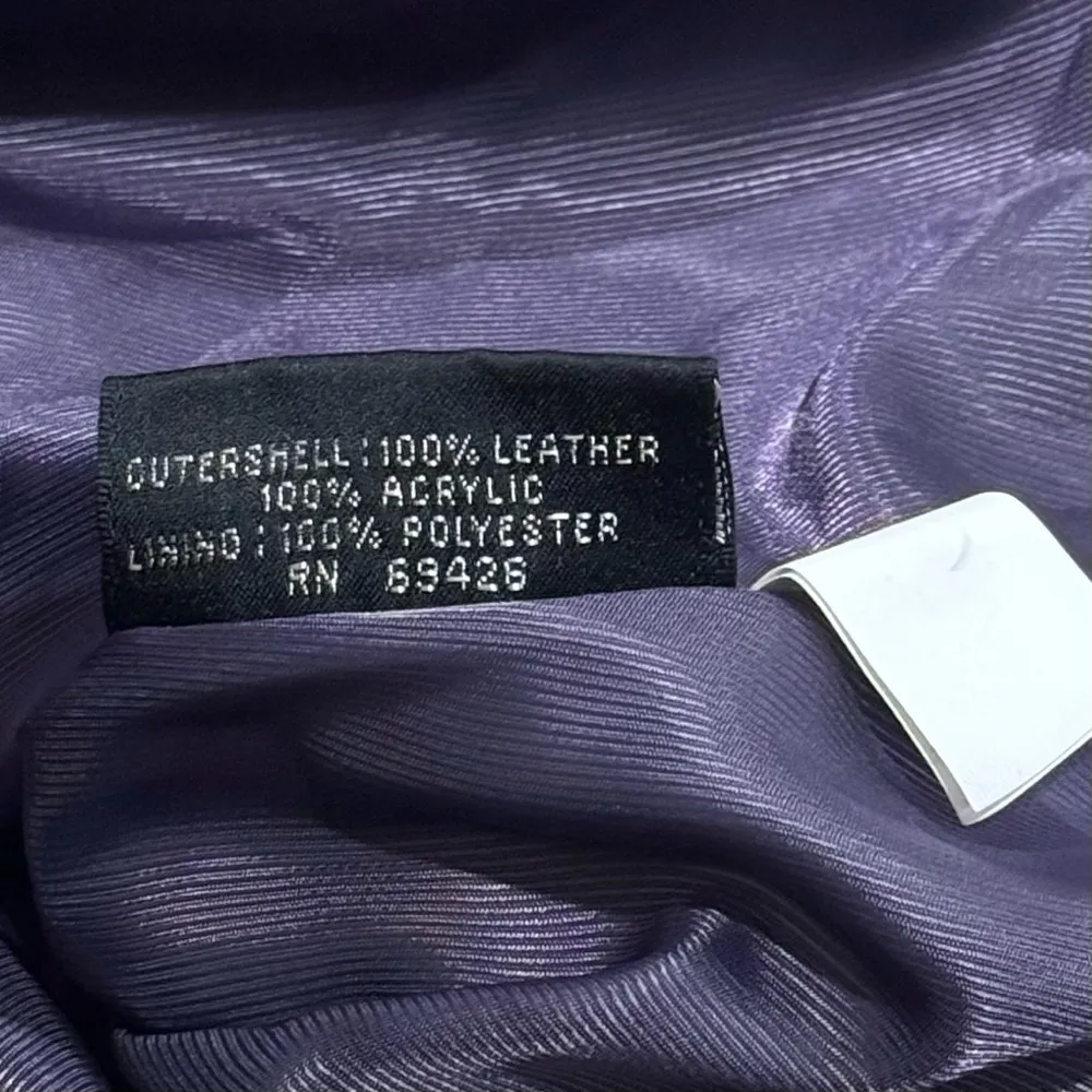 Vintage Pelle Studio Wilson's Leather Granola Girl Penny Lane Jacket Size L Tan Size L - Image 9