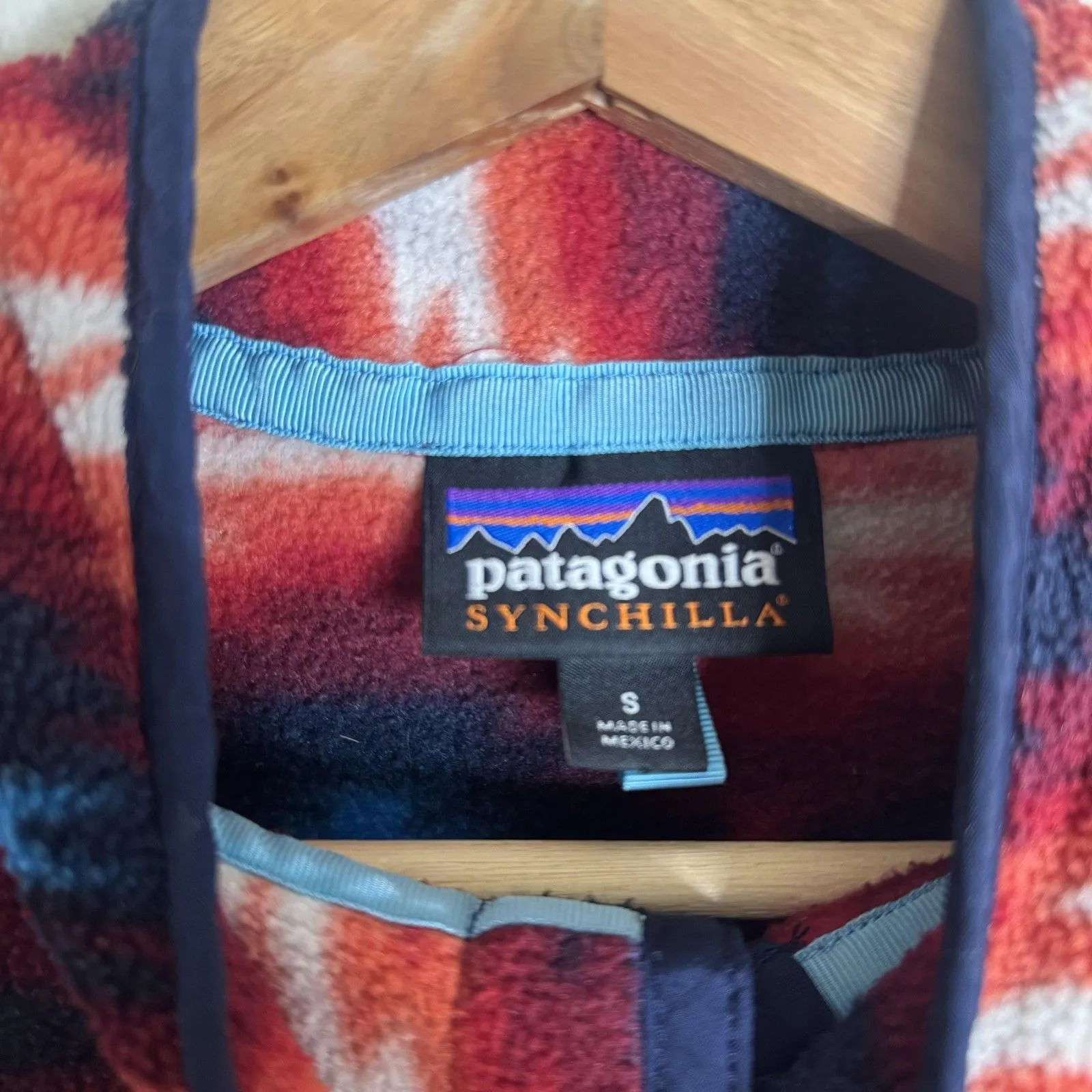 Patagonia Synchilla Snap-T Fleece Pullover Womens S wild desert aztec pattern - Image 7