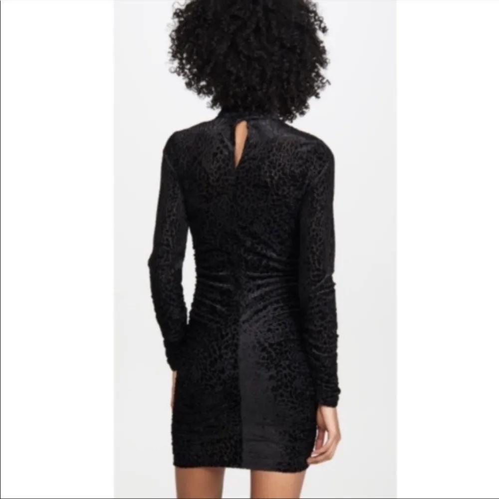 NWT LIKELY Leopard Black Mini Dress - Image 5